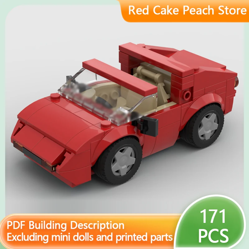 

Speed Racing Car Model MOC Building Bricks Convertible Sport Car Modular Technology Children Holiday Gifts Assemble Toys Suit