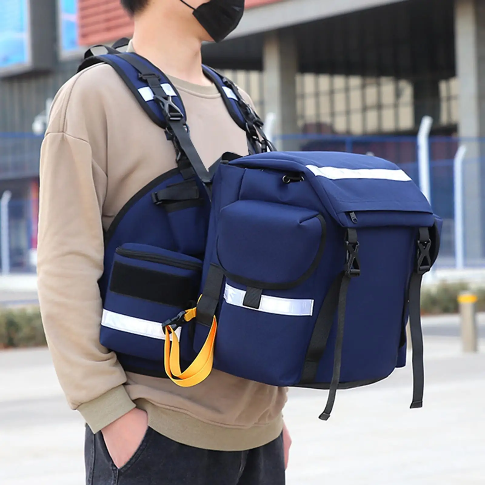 

Emergency Medical Backpack Survival Rucksack Detachable Bag Only Search and Rescue Pack for Climbing Home Outdoor Backpacking