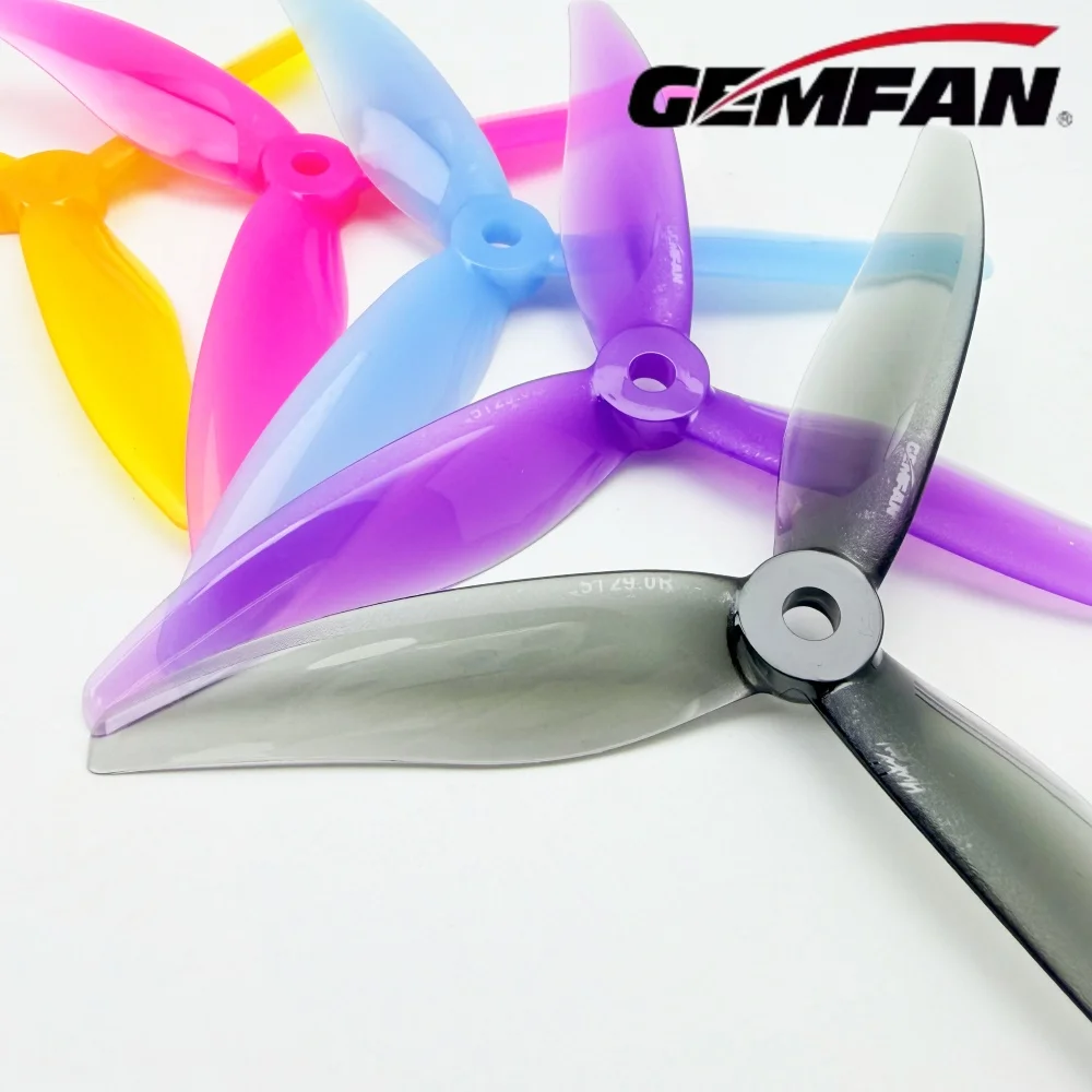 2Pairs/4PCS GEMFAN YUKI 5129 Props 5inch 3-Blade PC Propeller CW CCW For 2306 2207 Brushless Motor RC FPV Racing Freestyle Drone view 5