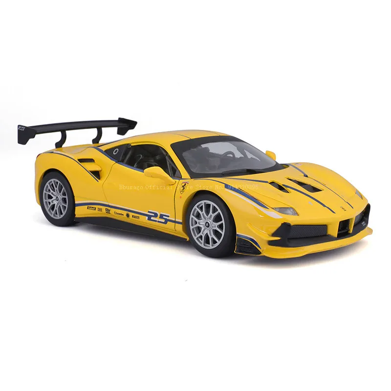 Bburago 1:24  Ferrari 488 CHALLENGE Alloy Luxury Vehicle Diecast Cars Model Toy Collection Gift