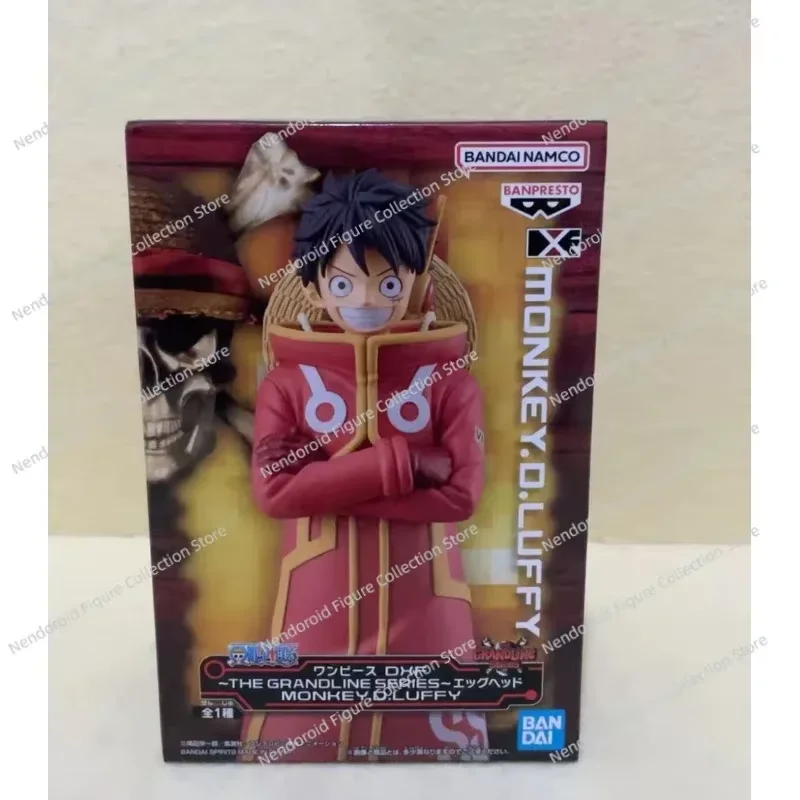 In Voorraad Bandai BANPRESTO DXF EEN STUK De Grandline Serie Egghead Luffy Sanji Nami Bonney Zoro Anime Action Figure Collection