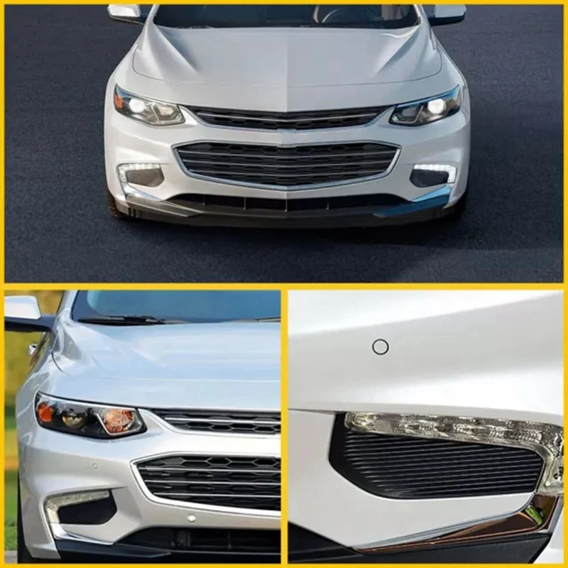 Front Bumper Fog Light Cover Trim 23478373 23478374 For Chevy Malibu 2016-2018 Fog Lamp Bezel