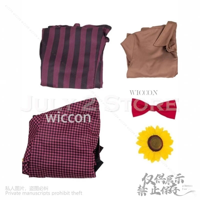 Kenneth Chase Dead Horror Anime Game Daylightt Cosplay Costume Plaid Shirt Suspender Pants Terror Halloween Jo Anime Cosplay