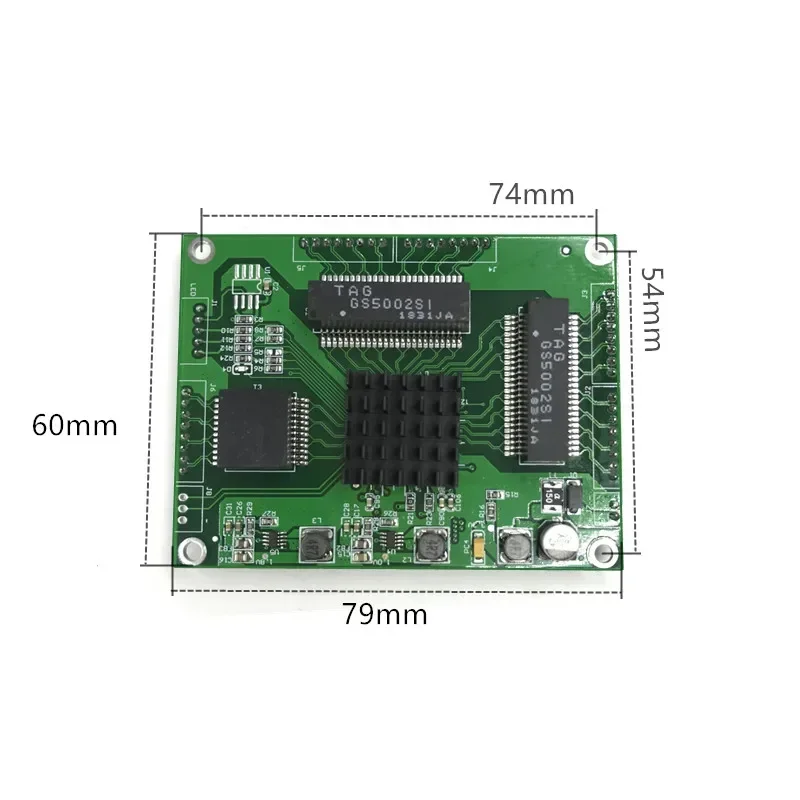 Полный гигабитный коммутатор промышленного класса с мини-3/4-5, для преобразования сетевого модуля переключателя слабой коробки оборудования 10/100/1000 Мбит/с