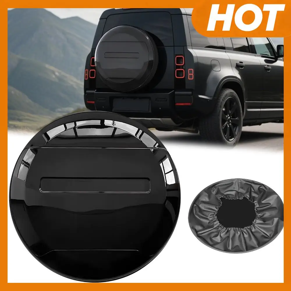 

Rear Spare Tyre Tire Wheel Cover Car Exterior Accessories Car Spare Tire Cover Fit for Land Rover Defender 90 110 130 2000-2025
