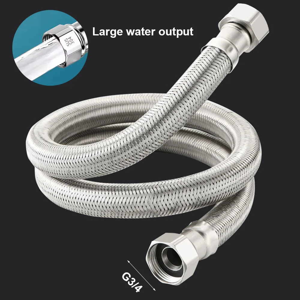 New 20cm-200cm SUS 304 Hose 1/2