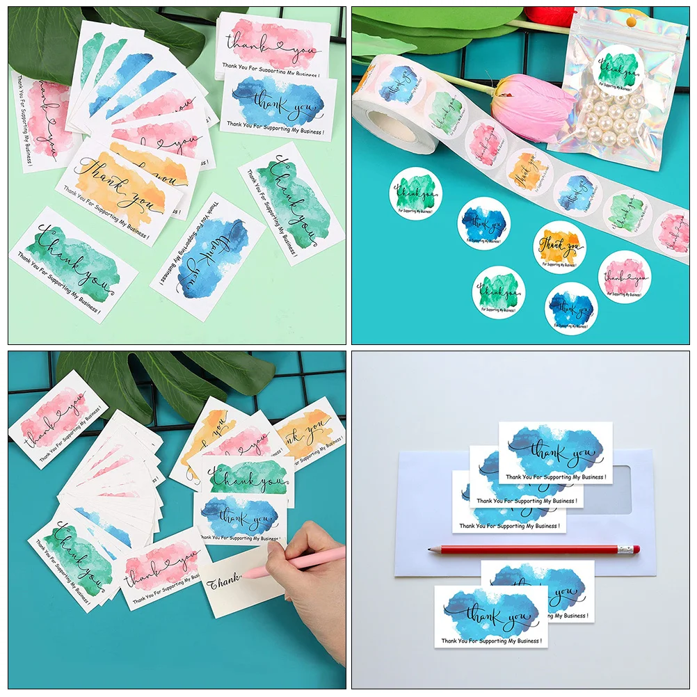 

1 комплект, набор наклеек с благодарностью, набор карточек для рисования, тематические наклейки с благодарностью, подарочная печать, декор для конвертов, поздравительные открытки, подарочная упаковка