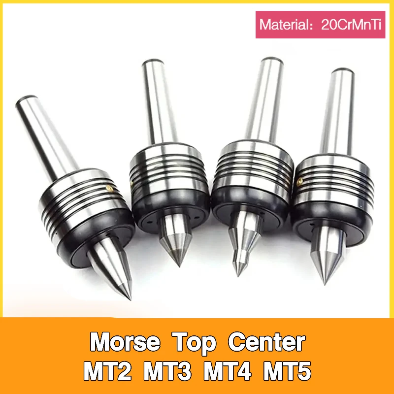 Morse Top Center MT2 MT3 MT4 MT5 CNC Lathe Rotary Center Standard Double Cone Head Live Center Morse Turning Center Accessories