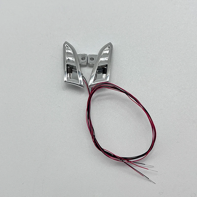 2pcs LED Front Spotlight Lamp for 1/14 Tamiya RC Dump Truck SCANIA 770S 6X4 56368 8X4 56371 Car Accessories