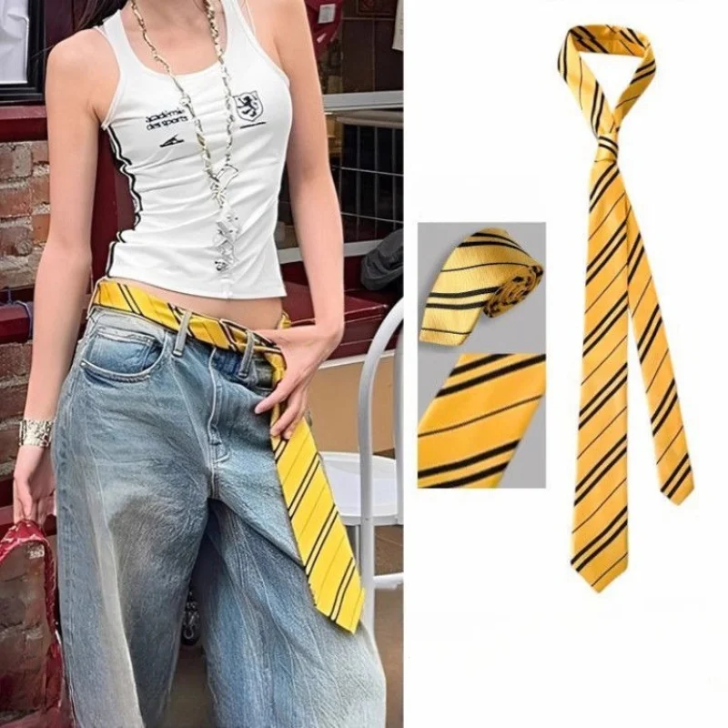 4 Farben Halloween-Krawatte, Magierschule Cosplay-Kostüm, Twill, Lässige College-Kostüm-Krawatte, Accessoire für Themenpartys und Kostüm-Requisiten – Detail 4