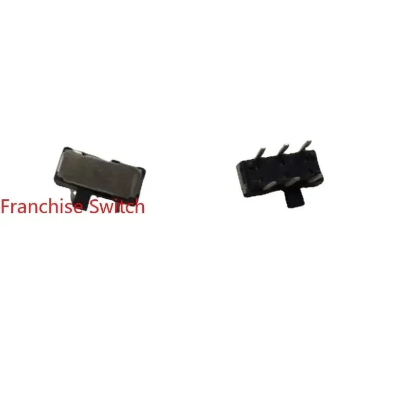 10PCS Micro Toggle Switch Slide  Double Row Pin 6 Foot 2 Gear Side Press  Handle Length 2MM.