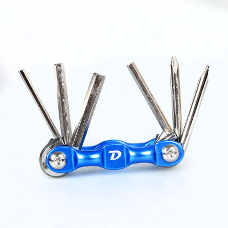 6 in 1 Multi Usage Bike Bicycle Repair Bike Tools Kit Hex Wrench Nut Tire repair Hex Allen Key Screwdriver Socket Extension Rod