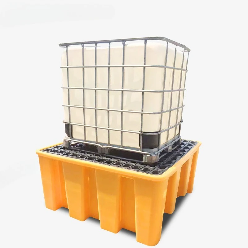 

515A anti-leak pallet ton barrel anti-leak secondary container plastic pallet 1550x1550x720mm