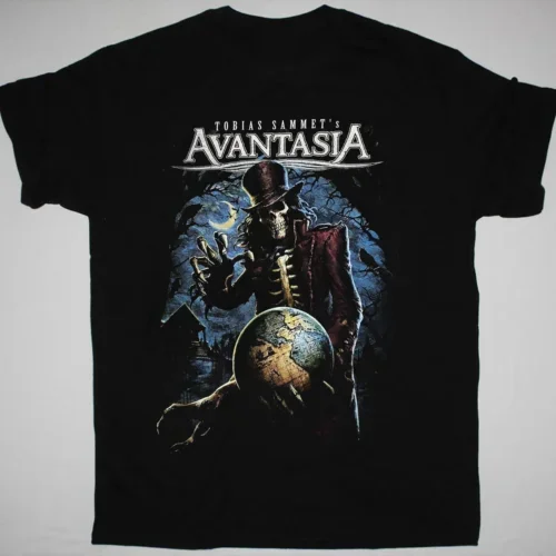 Rare Avantasia Band Tobias Sammets Size S 234XL T Shirt Cotton Unisex FN1100