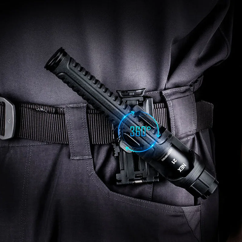 Nextorch-Coldre Lanterna para Diâmetros de Cabeça e Corpo, V73, 360 ° Rotativo, 16 Posições de Bloqueio, 25-32mm, Resposta Rápida
