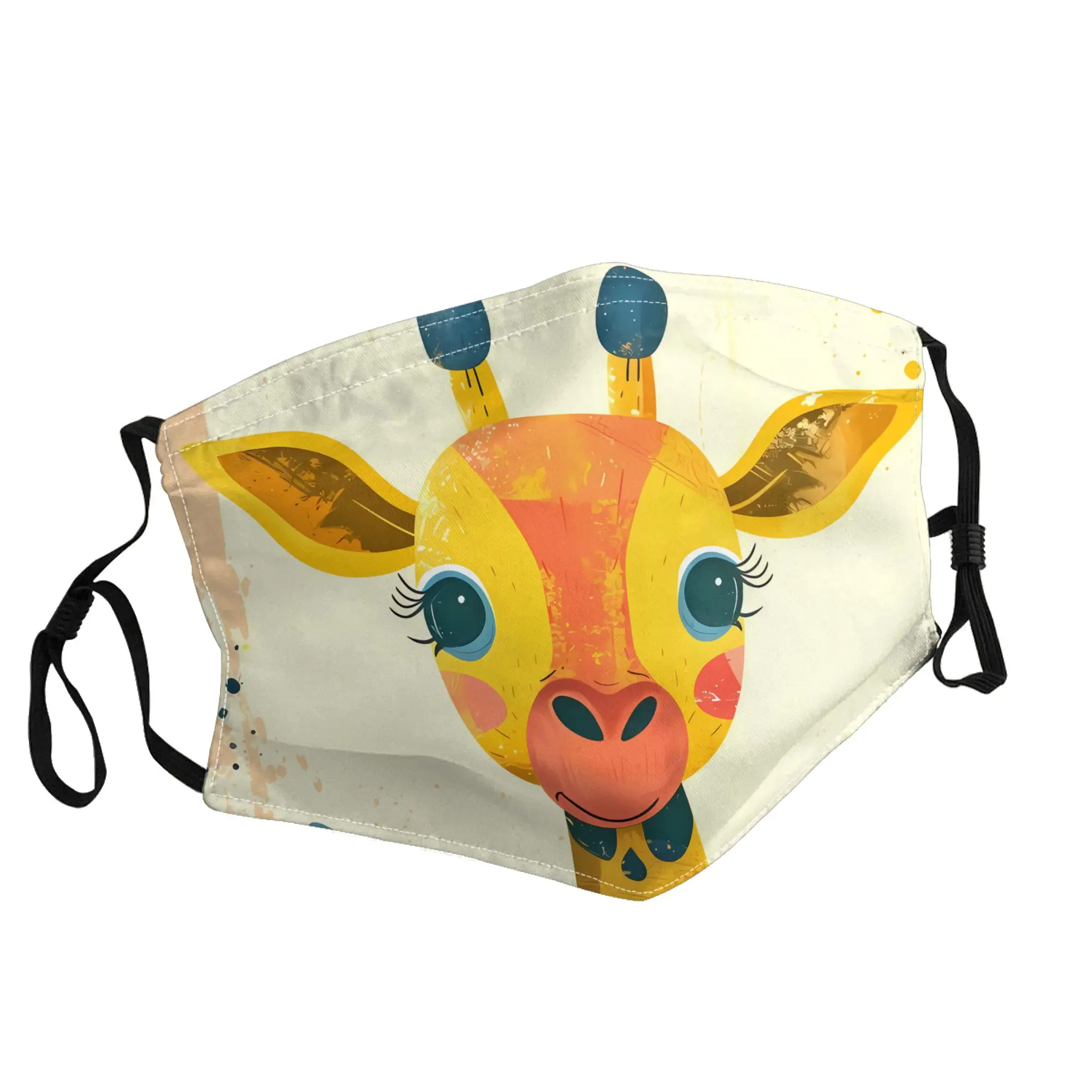 

Маска Happy Giraffe унисекс, модная, с принтом, для улицы