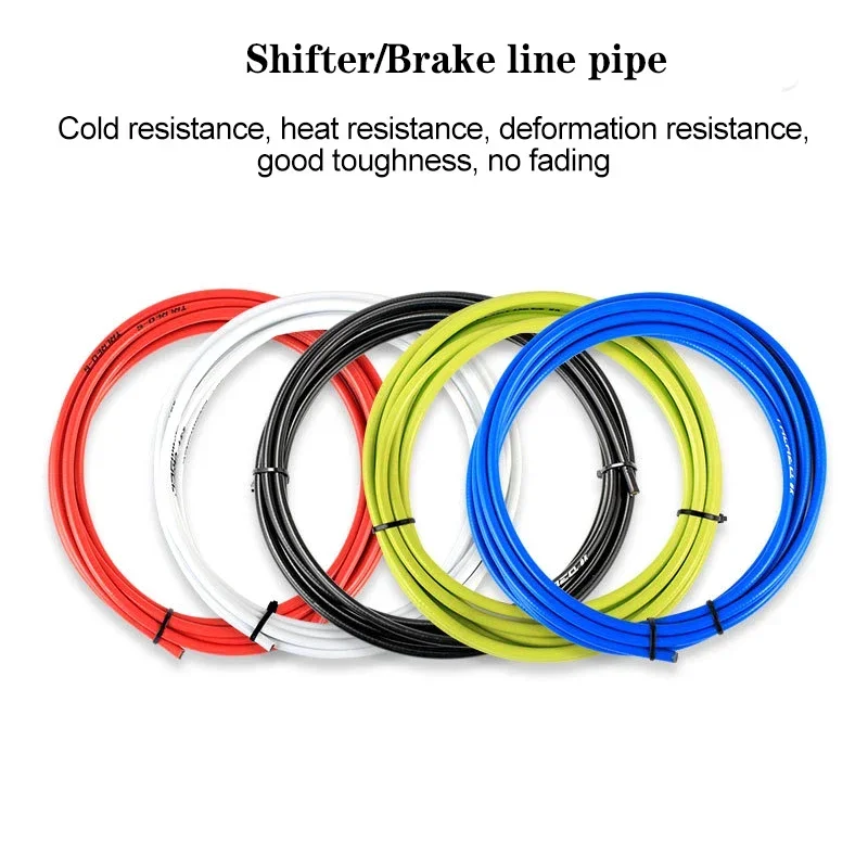 RGO Full Brake & Shift Cable Housing Kit For MTB Mountain Bike Shifter Inner Cables Set With Cable End Caps Ferrules Cycling view 5