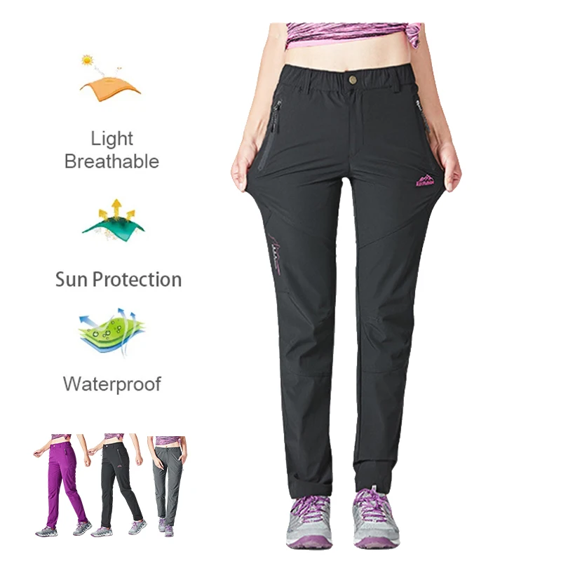 Frauen Wander hose Sommer Klettern schnell trocknen leichte Outdoor-Camping Trekking wasserdichte Angel hose