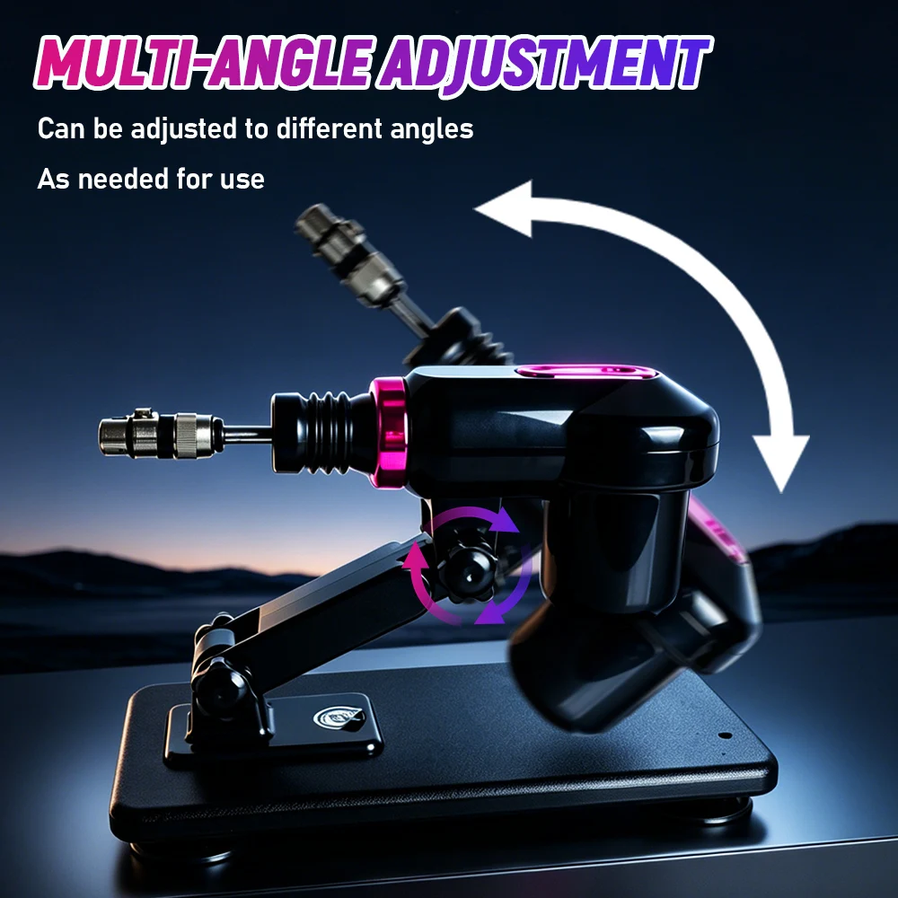 60mm Stroke Telescopic Linear Actuator 360° Adjustable with Stand Suction Cup 3XLR Connector Power Controller Kit