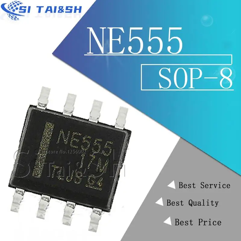 50PCS/Lot NE555 NE555N NE555DR 555 SMD Chip SOP-8 New Original