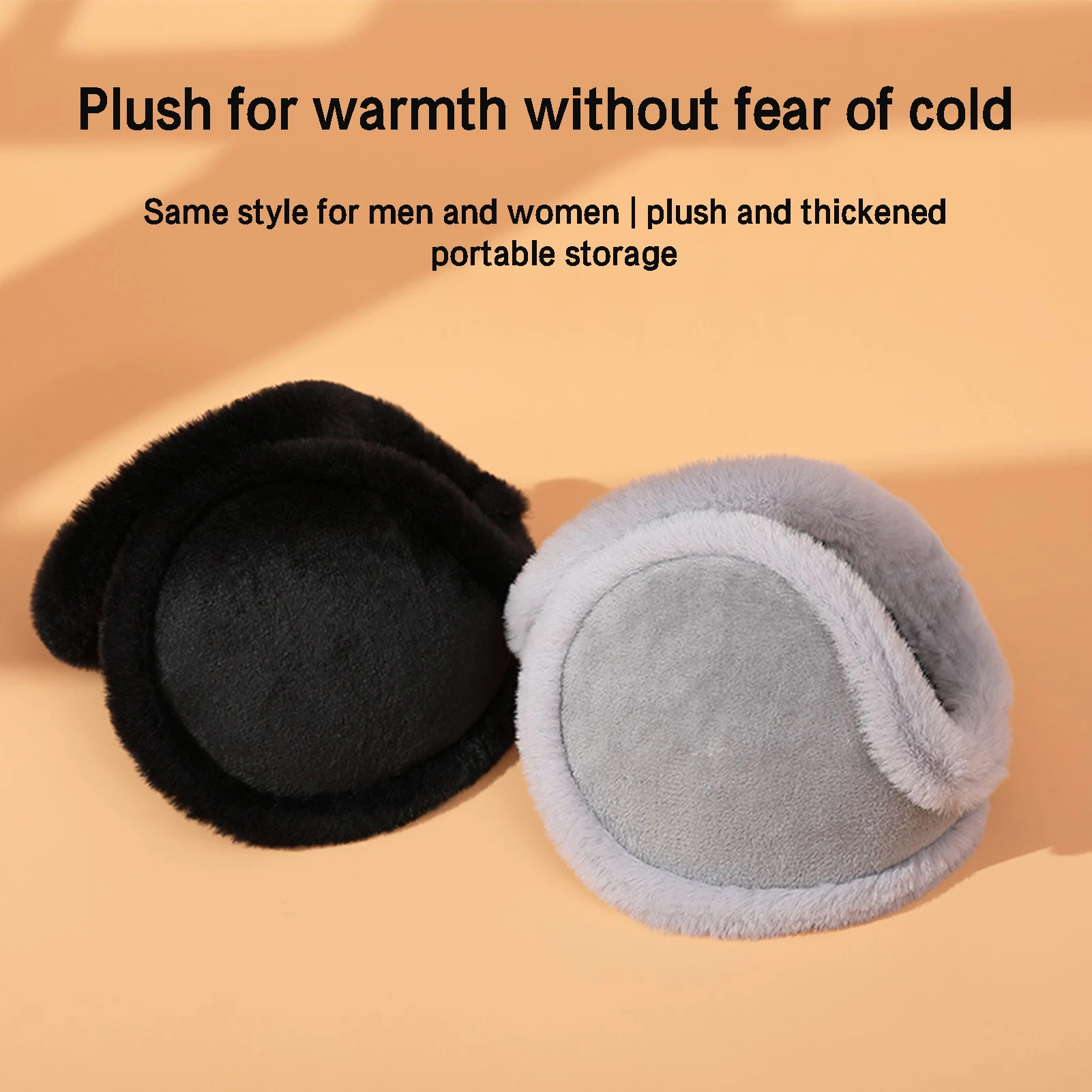 Unisex Elastic Ear Warmers Comfortable Thermal Antarctic Fleece for Christmas Thanksgiving Day Gifts XR-Hot