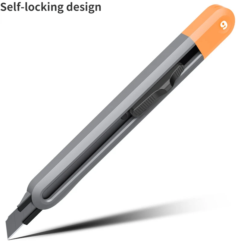 Deli 1/3-teiliges Allzweckmesser-Set, multifunktional, selbstsichernd oder Rückprall-Kunstmesser-Sets, tragbar, für Büro und Zuhause, Kurier, Unboxing-Messer