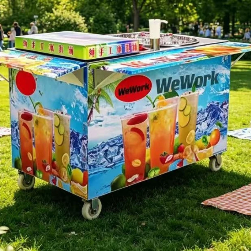 

High Speed Commercial Slush Machine Frozen Beverage Maker Stainless Steel Margarita Smoothie Frozen Drink Machine