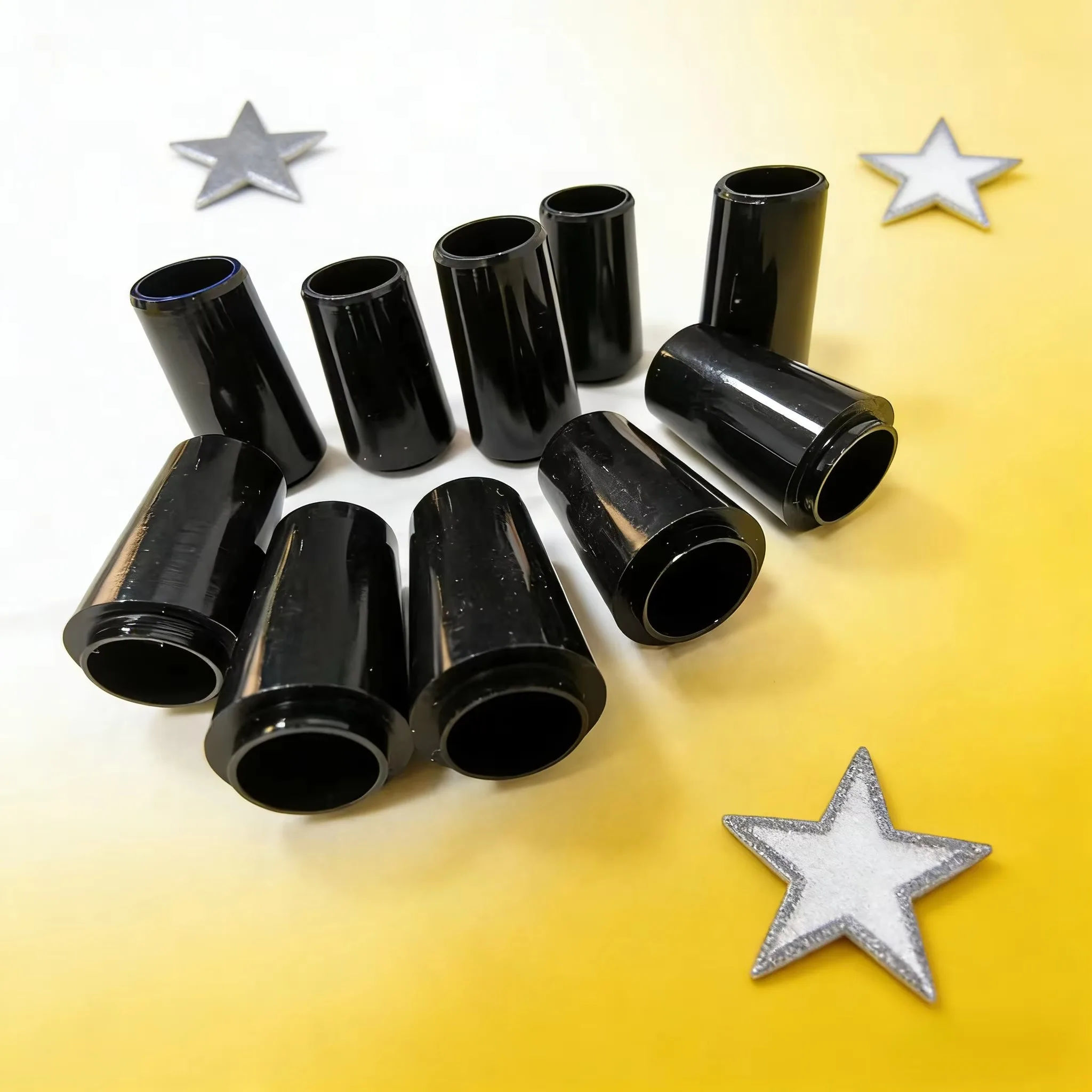 A Set of 10 Tapered Black Golf Club Heads, Designed as Accessories for Use as Universal Replacement Shafts for Hybrid Clubs and Wedges