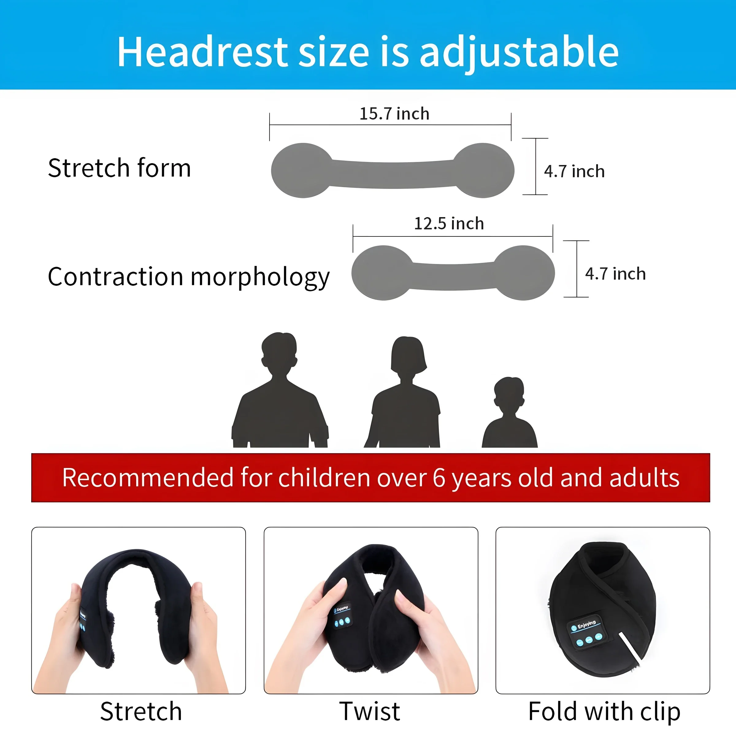 Wireless Ear muffs Bluetooth Headphones Earmuffs Winter Casual Cap Sports riding warmer Earmuff men women music Earphone