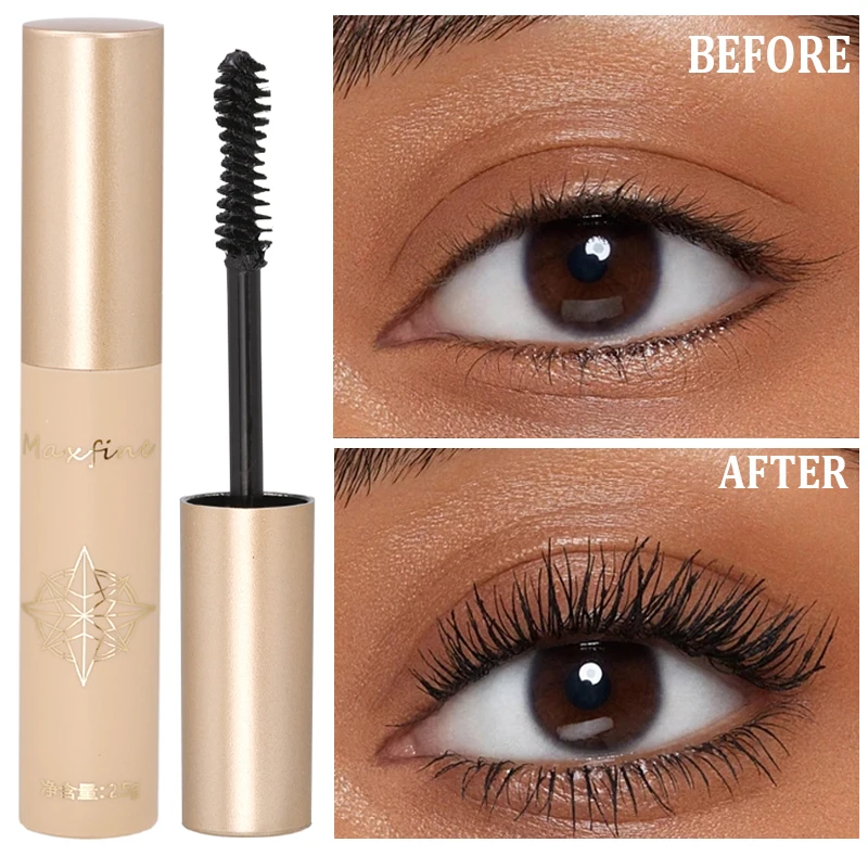 Black Mascara Eyelashes Make Up 4D Lasting Silky Eyelashes Lengthening Eyelashes Makeup Waterproof Mascara Volume Eye Cosmetics