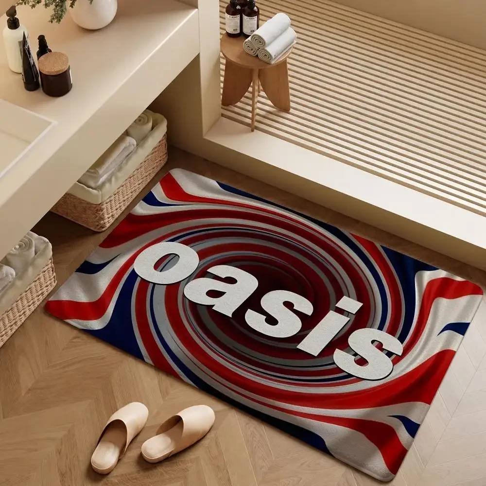 Floor Mat Band Maybe Soft Flannel Entrance Oasis Definitely Doormat Non-Slip Washable Rug For Wonderwall Bedroom Home Decor