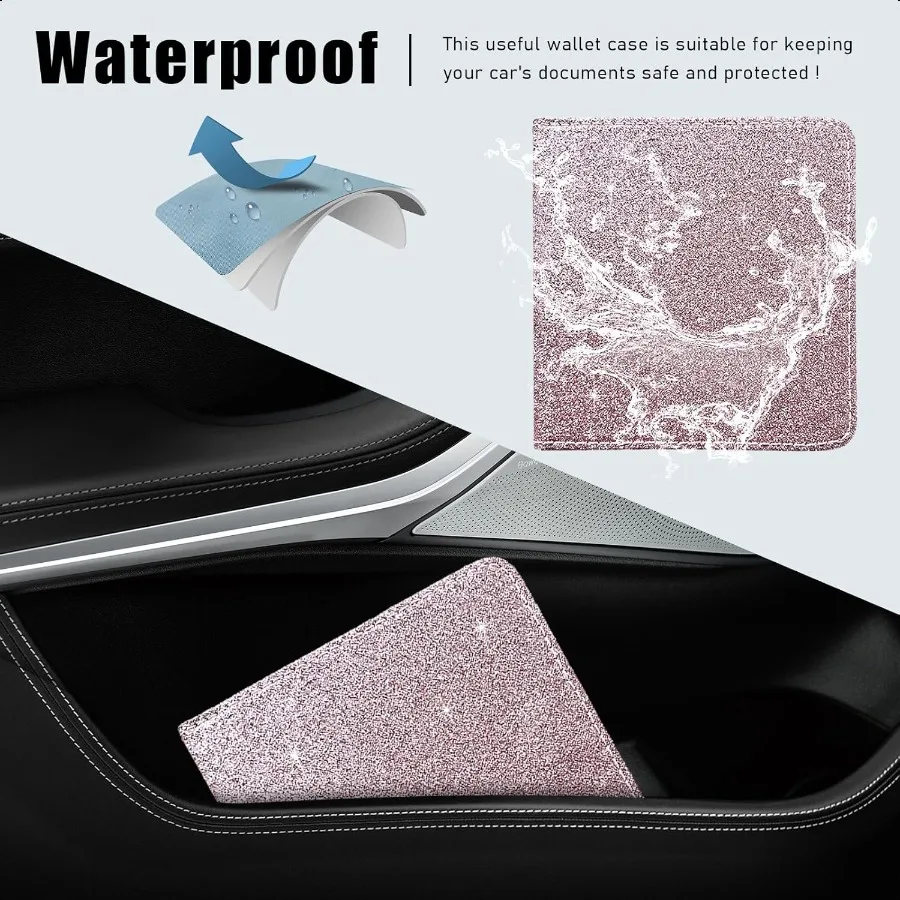 ที่เก็บเอกสารทะเบียนรถและประกันภัยในรถยนต์ พร้อมช่องเก็บของในที่วางของในรถ ปิดด้วยแม่เหล็ก ใช้ได้กับรถยนต์ทุกประเภท รุ่น A