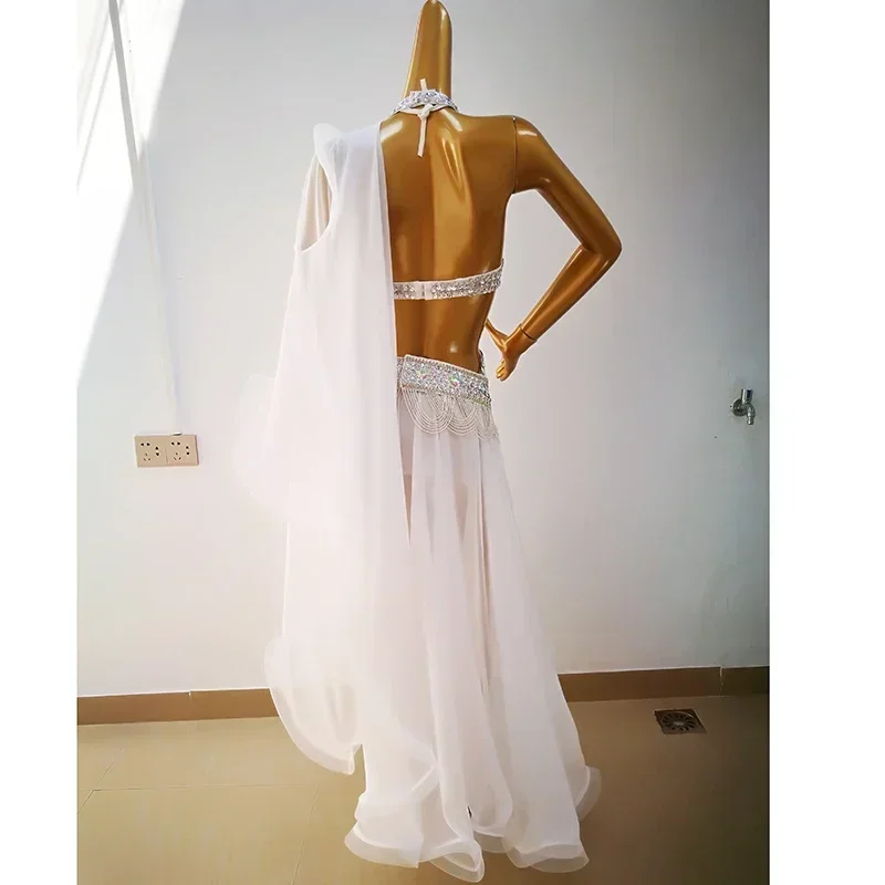 بدلة رقص شرقي للسيدات عالية الجودة زي كرنفال للرقص الشرقي زي أداء بوليوود فتاة إستعراض حمالة صدر وحزام وتنورة