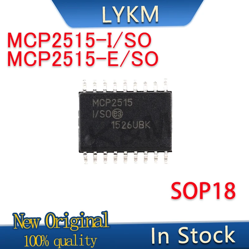 

10/PCS New Original MCP2515-I/SO MCP2515 I/SO MCP2515-E/SO MCP2515 E/SO SOP18 CAN bus controller In Stock