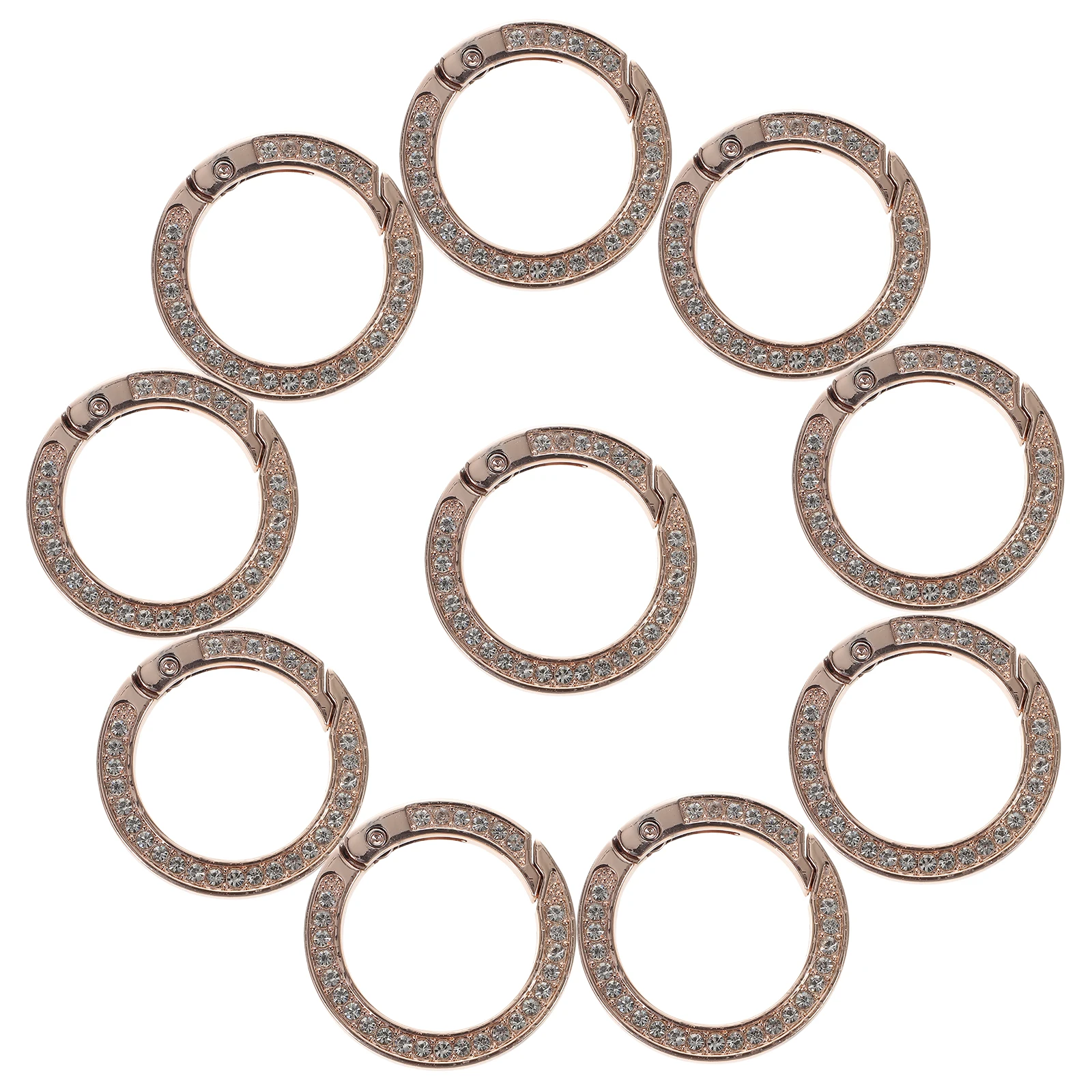 

10pcs Ring Buckles Metal Rings for Purse Bags Crafting Connection Reusable Purse Accessories Alloy Accessories