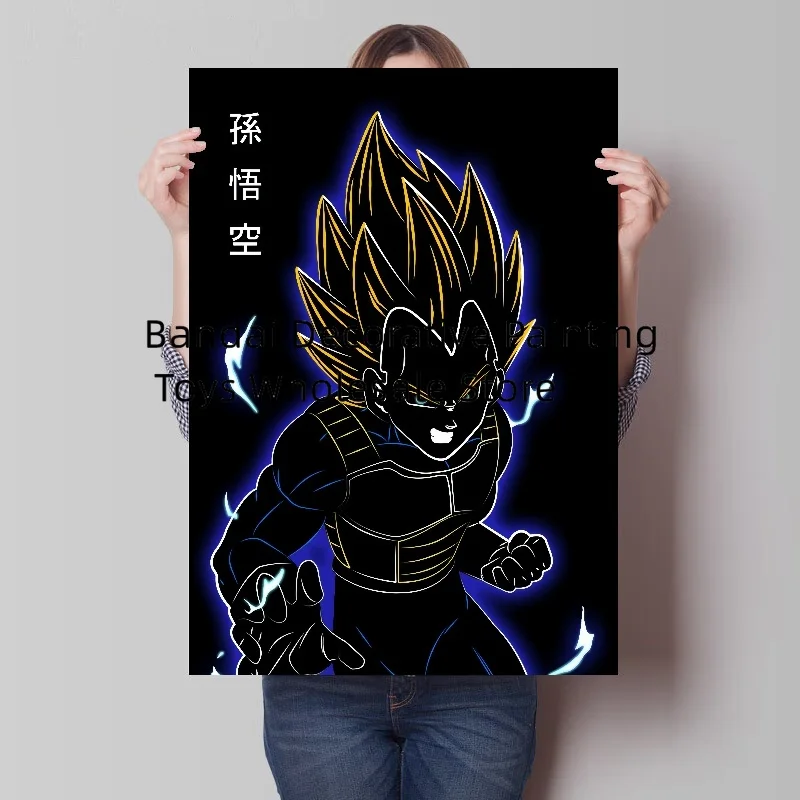 Anime Classic Poster Dragon Ball Painting Super Saiyan Vegeta Canvas No Frame Wall Art Prints Decor Bedroom Home Picture Gift