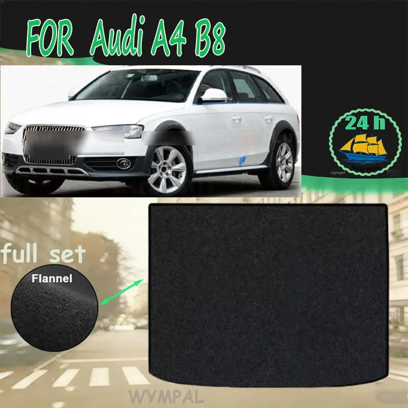 

TREADFIT Rear Trunk Mat For Audi A4 B8 2010-2014 Floor Carpet Pads