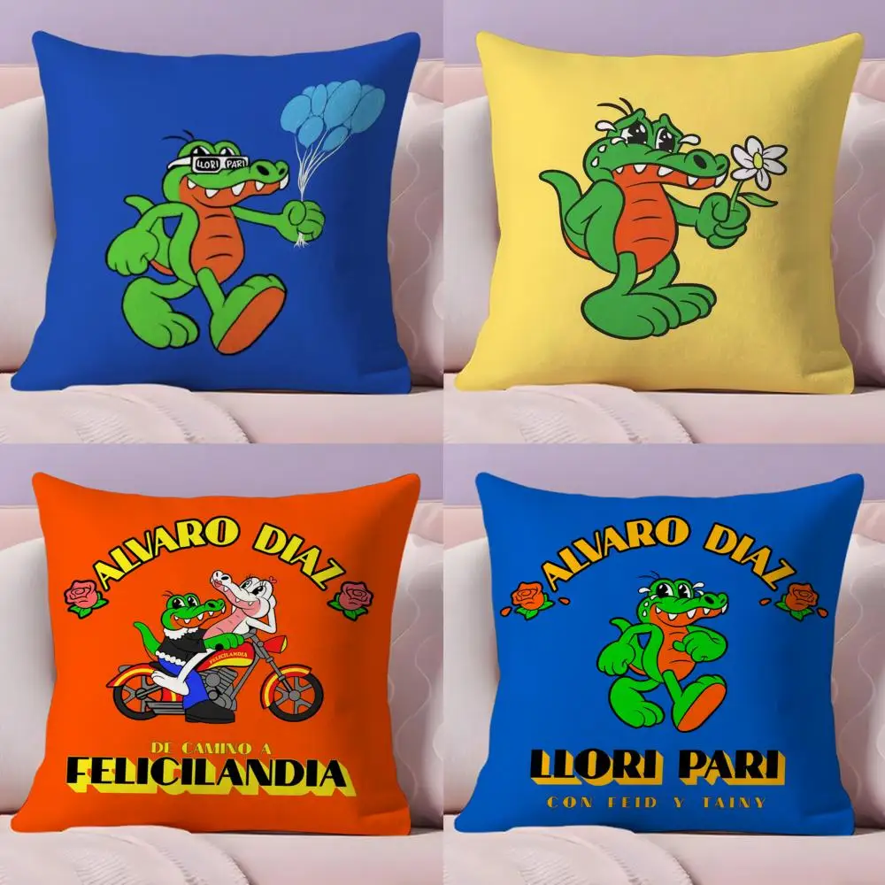 

A-Alvaro D-Diaz Sayonara Cushion Cover Short Plush Double-Sided Printing Home Machine Washable in Warm Winter Pillow Case