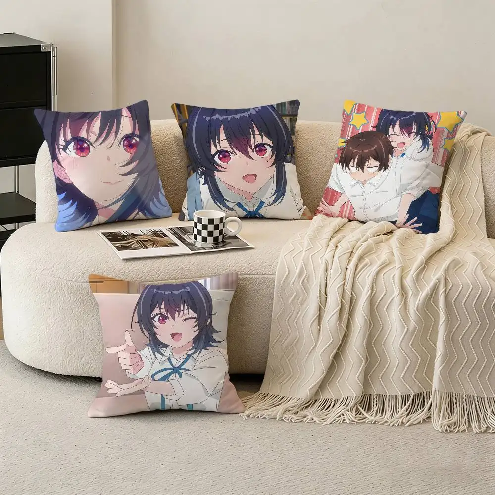 

Umi Maki Asanagi Anime Pillow Case Cushion Cover Throw Pillow Case For Car Sofa