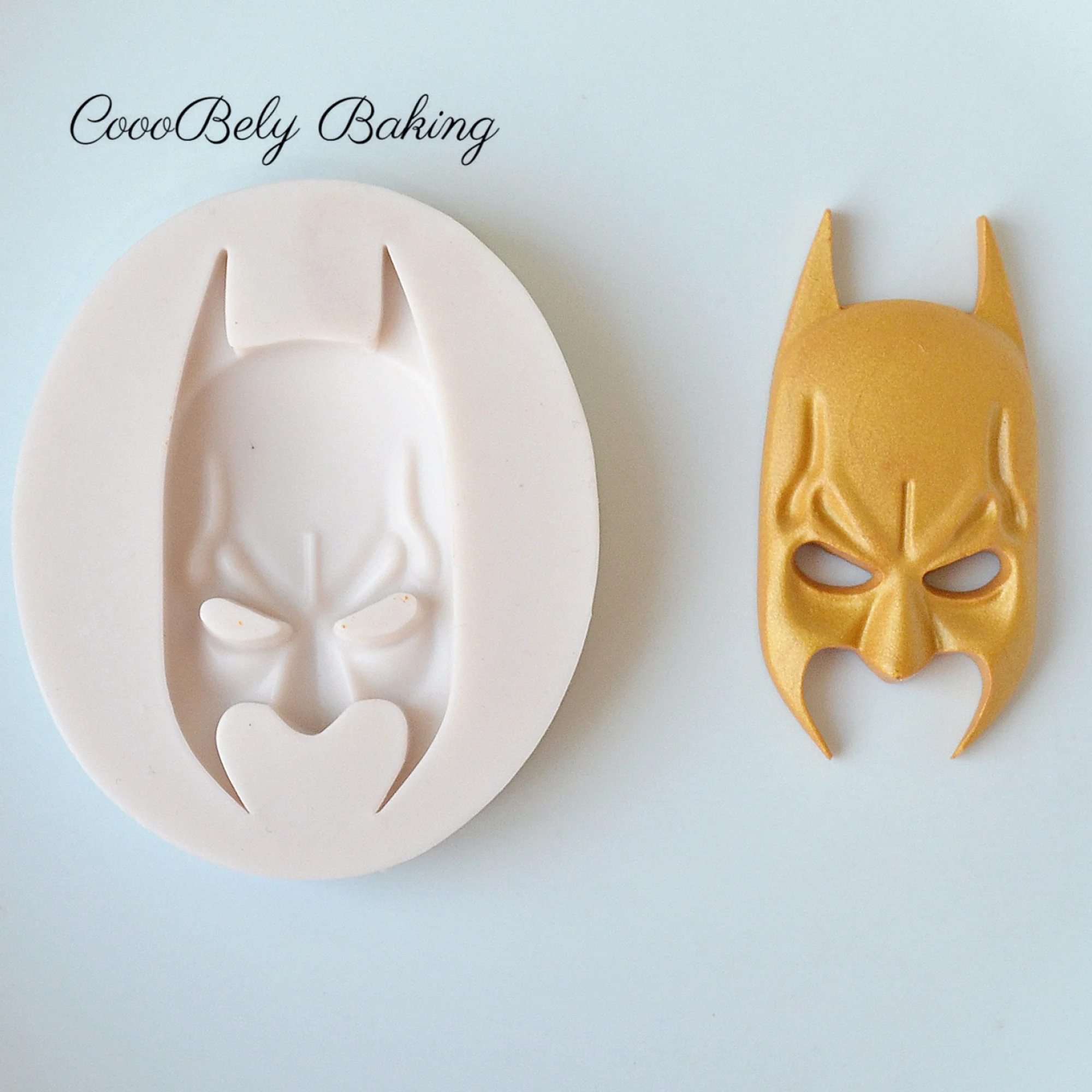 Super Hero Silicone Molds 3D DIY Fashion Mask Fondant Cake Molds Cake Decorating Tools Pastry Kitchen Baking Accessories  M351