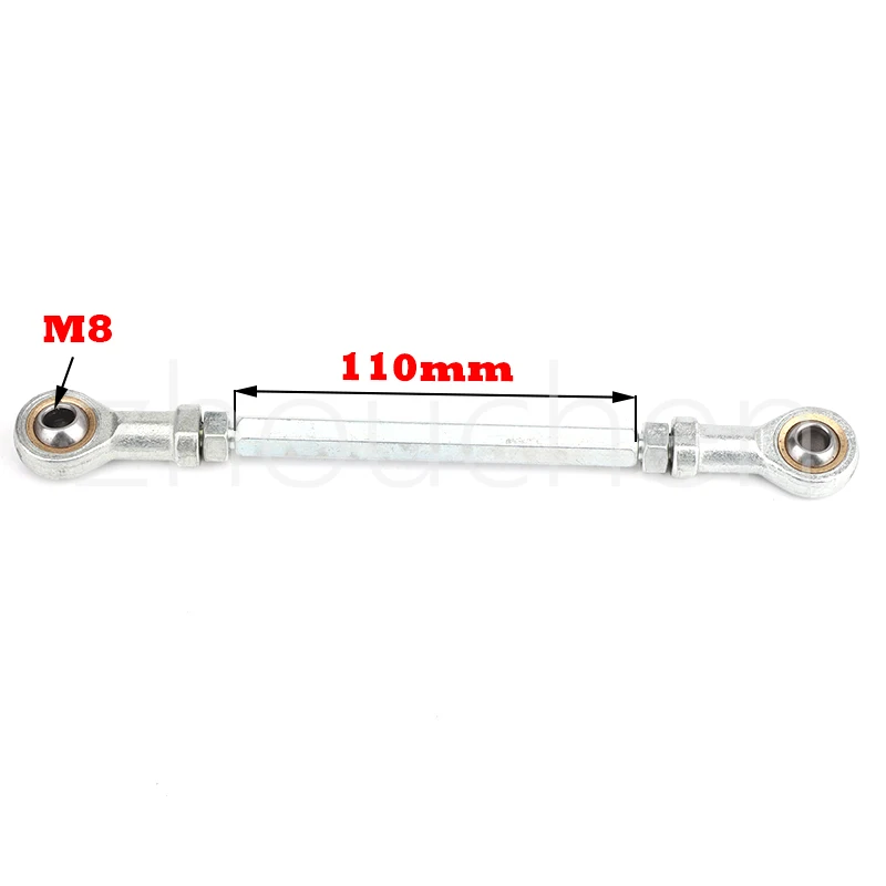 1pair 110mm Steering Shaft Tie Rods L & R Hand Tie Rod Ball Joint ​ ​rack kit For Modified ATV Four Wheeler Quad Go Kart