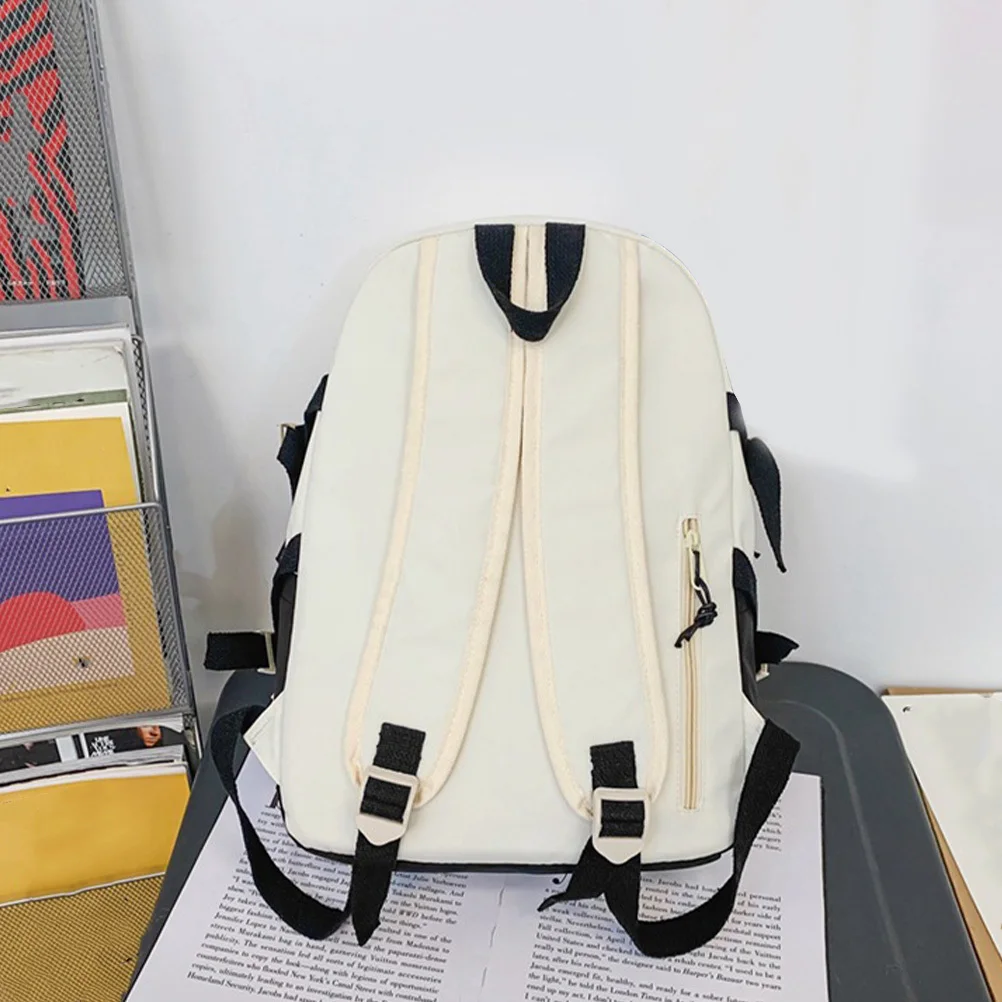 

Double Shoulder Laptop Backpack Large Capacity Nylon Travel School Outdoor Multi-Functional Backpack for Students