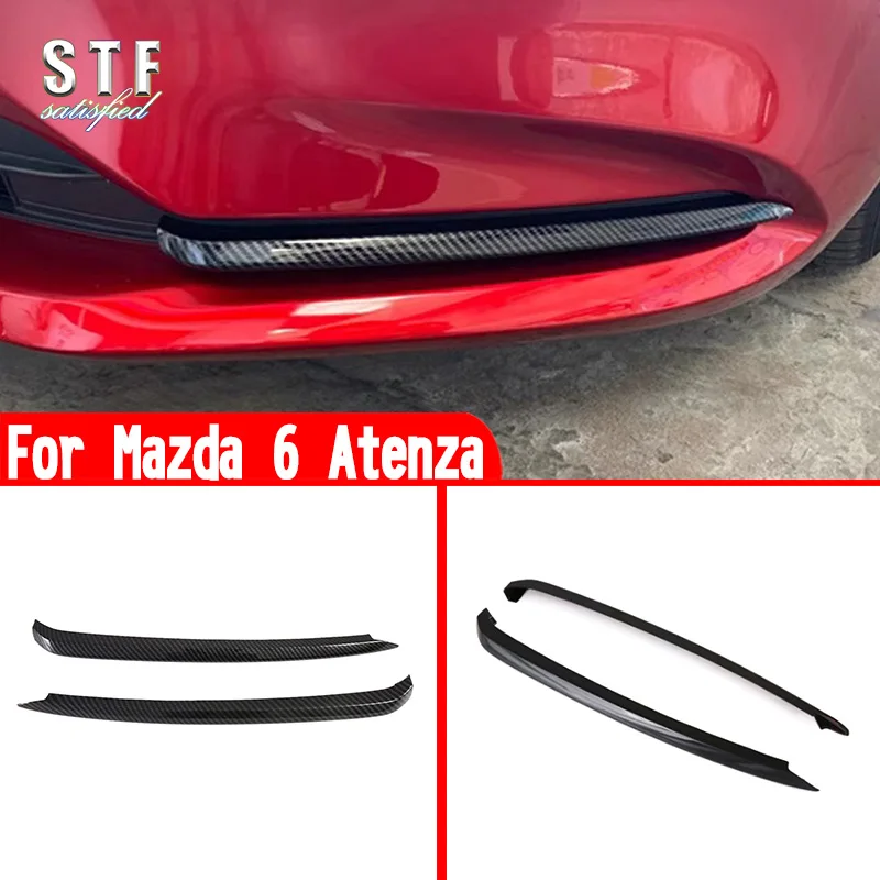 For Mazda 6 Atenza 2019 2020 2021 Car Accessories Front Fog Light Cover Trim Molding Decoration Stickers