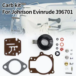 Carb Repair Kits with Float Replacement For Johnson Evinrude 396701 392061 398729 18 20 25 28 30 35 40 45 48 50 55 60 65 70 75HP