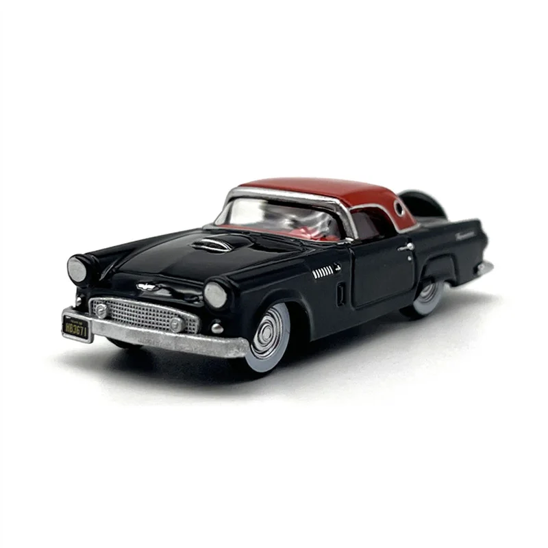 

1:87 Scale Diecast Alloy 1956 Thunder Bird Vintage Car Model Nostalgia Classic Toy Adult Collectible Gift Souvenir Static Displa