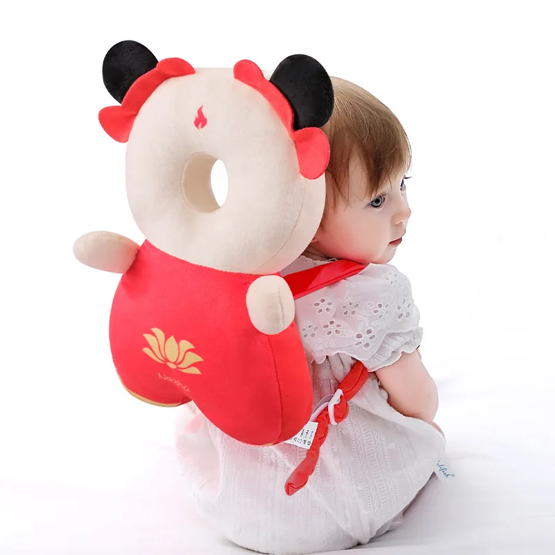 Toddler Plush Head Guard Backpack, Spring Autumn Fall‑Proof Protective Pillow, Cozy Cute Shock‑Absorb Accessory, Reliable Safegu