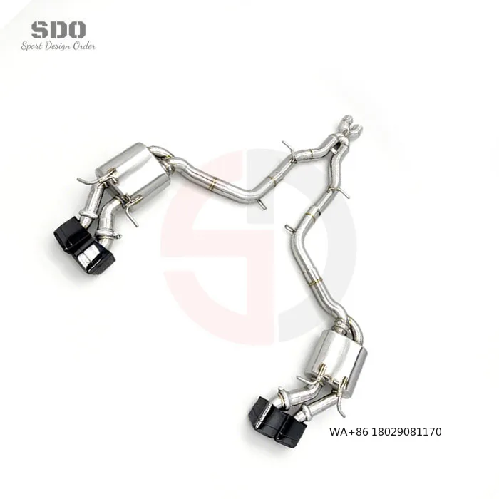 

SDO Performance Exhaust System for -C63 W204 6.2L 2011-2015 SS304 Black TIP Style OEM Valve New Catback Exhaust