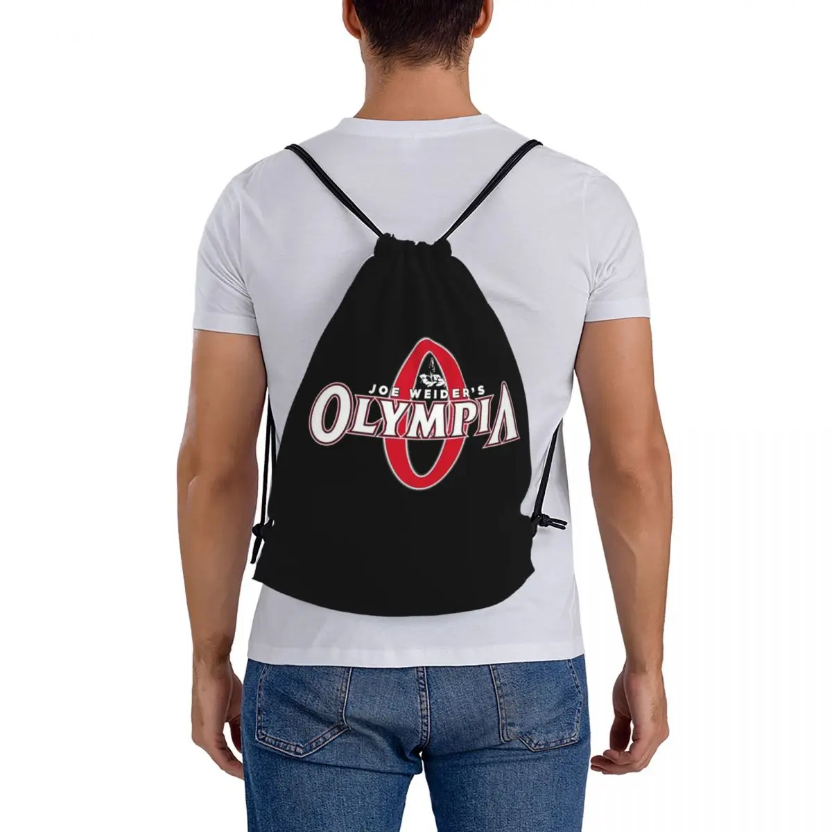 Future Mr OLYMPIA Motivations Backpacks Multi-function Drawstring Bags Sundries Bag Book Bags for Travel School