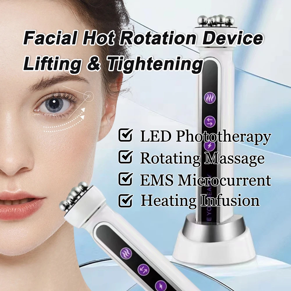 EMS Facial Beauty Device Thermal Spinning Instrument Skin Rejuvenation Facial Lift and Wrinkle Reducer Beauty Device Skin Care