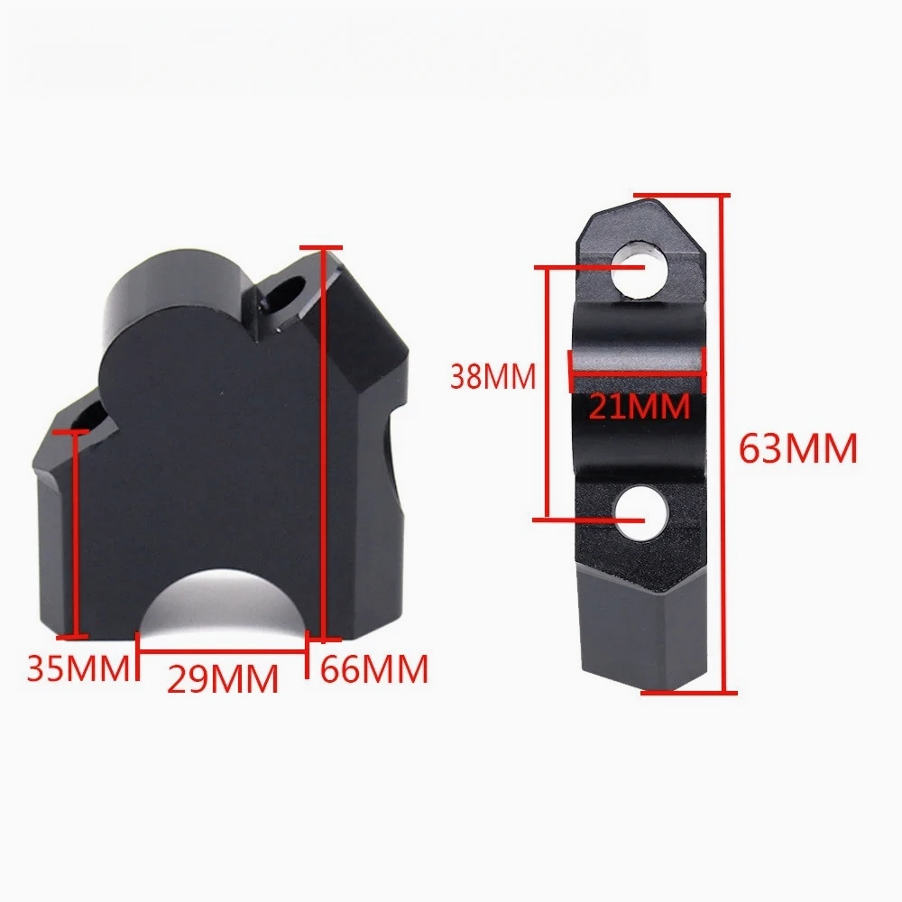 

ZC-For Honda CRF1000L CRF 1000 L Africa Twin DCT 2016-2020 Motorcycle CNC Handlebar Riser Up Back Higher Extend Adapter Bracket